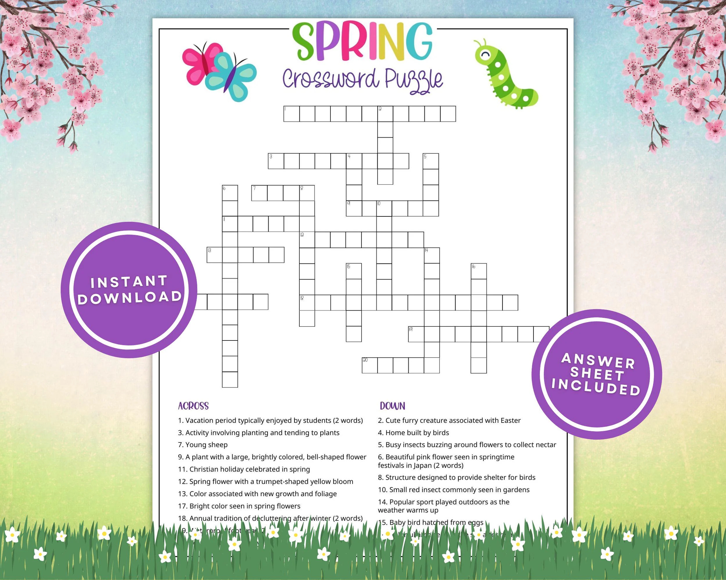 Free Short Printable Crossword Puzzles For Adults