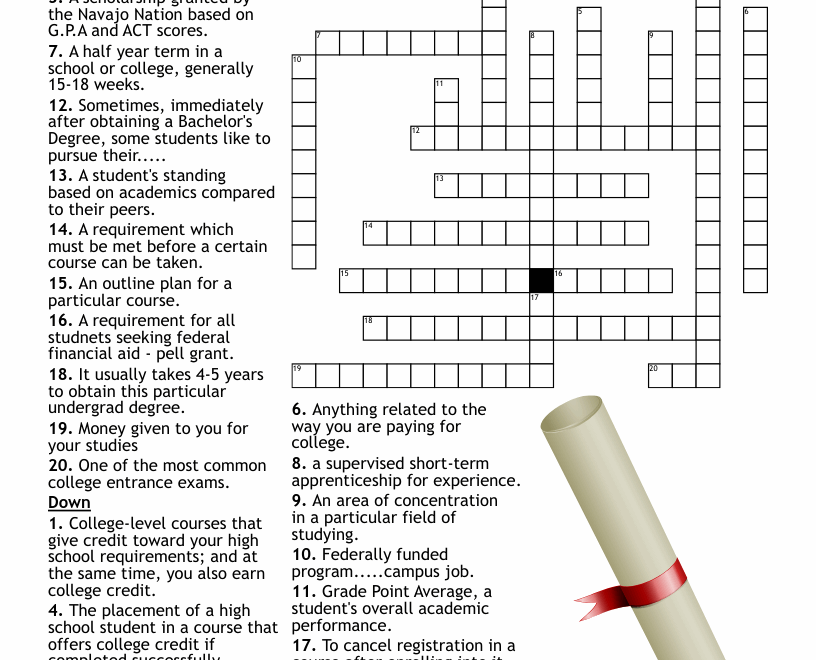 Student Names Crossword WordMint