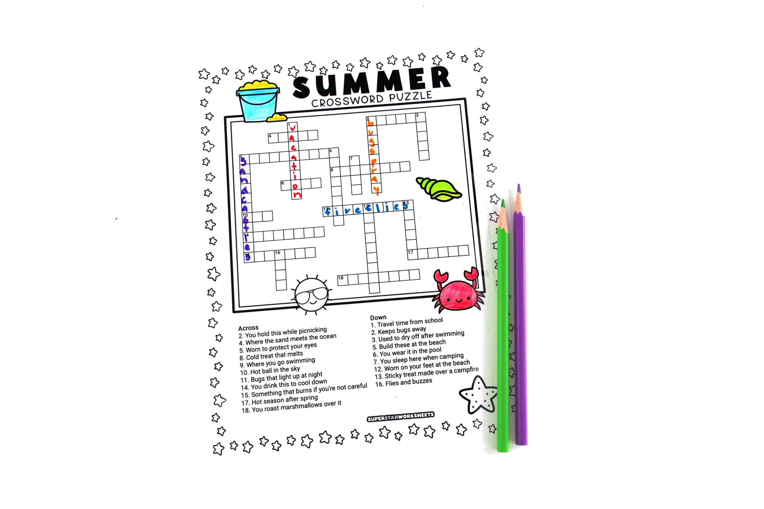 Free Printable Crossword Puzzles 2nd Grade Free Printable Crossword Puzzles 2nd Grade