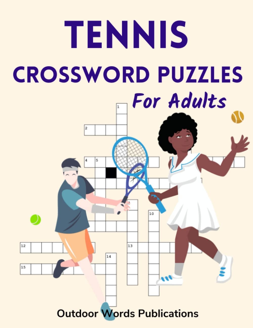 Tennis Crossword Puzzles For Adults Challenging Puzzle Book For Tennis Fans Publications Outdoor Words 9798776245053 Amazon Books