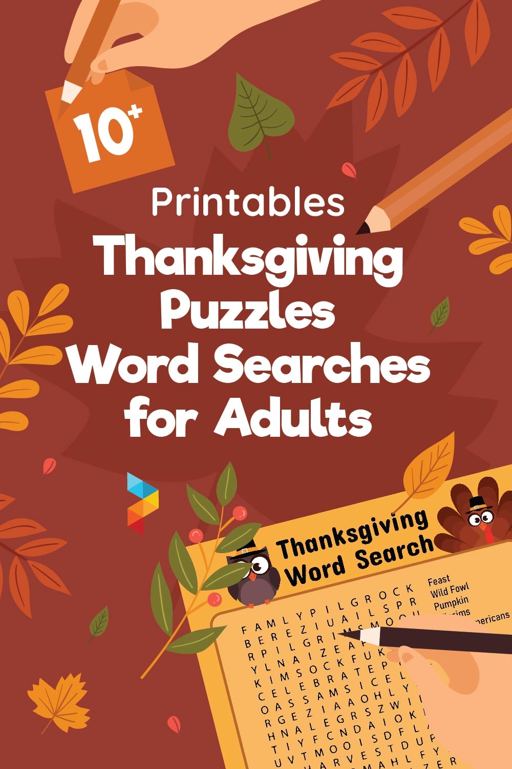 Free Printable Thanksgiving Crossword Puzzle Adult