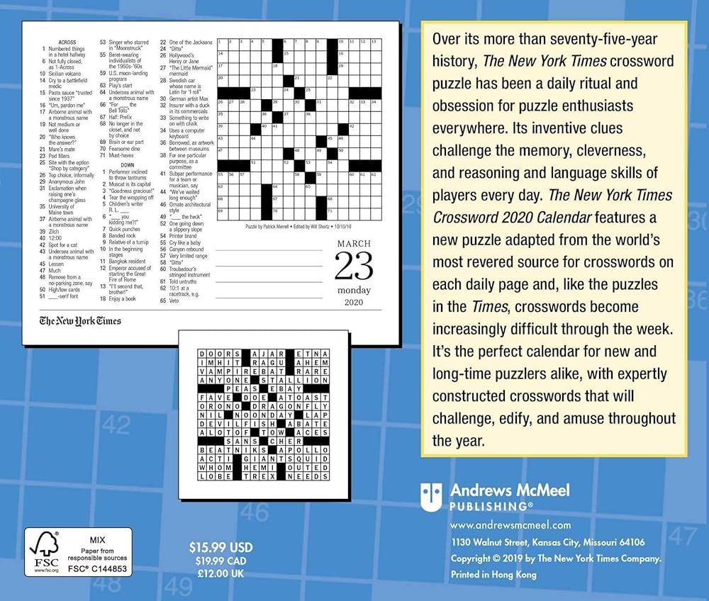 New York Times Crossword Printable Free Thursday New York Times Crossword Printable Free Thursday