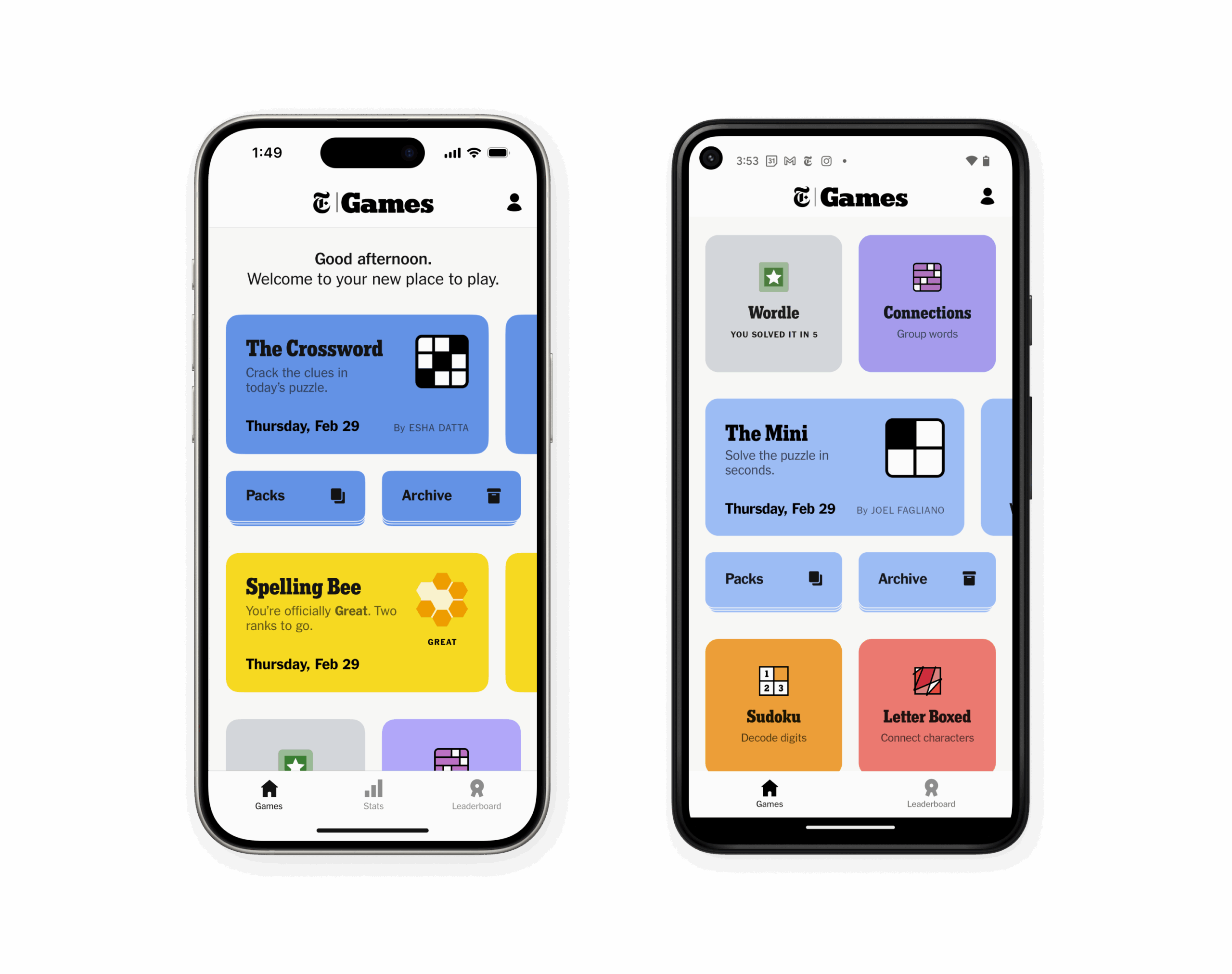 The New York Times Games App Unveils Fresh Redesign The New York Times Company