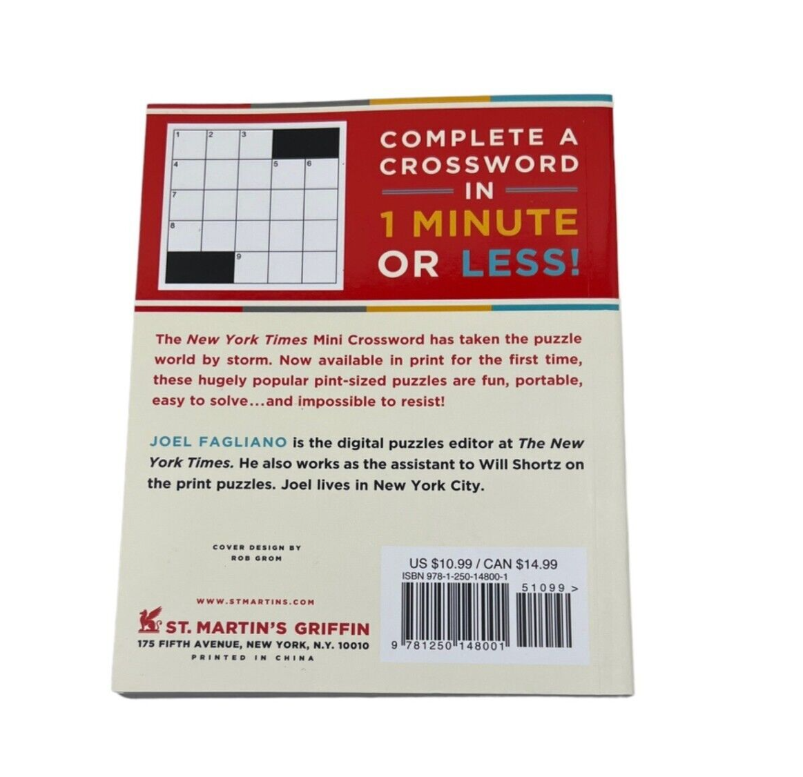 The NY Times Mini Crossword Puzzle Book Volume 1 9781250148001 EBay