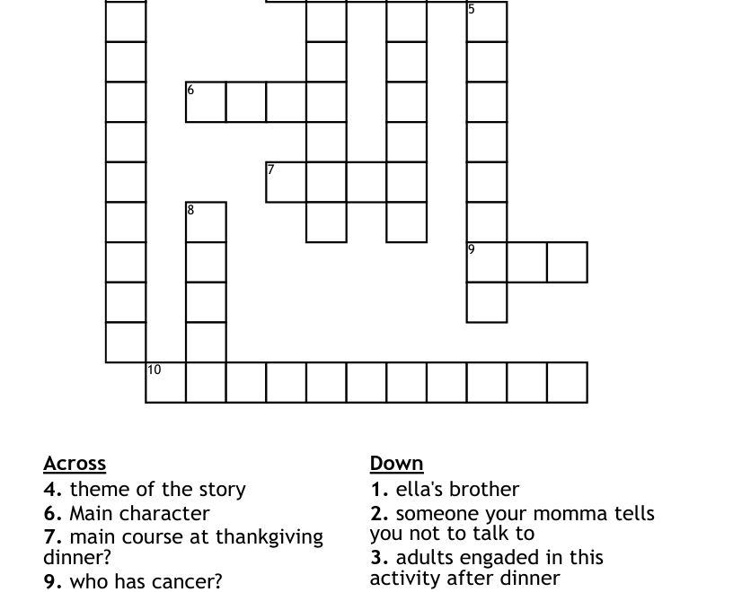 The Pilgrims Crossword WordMint
