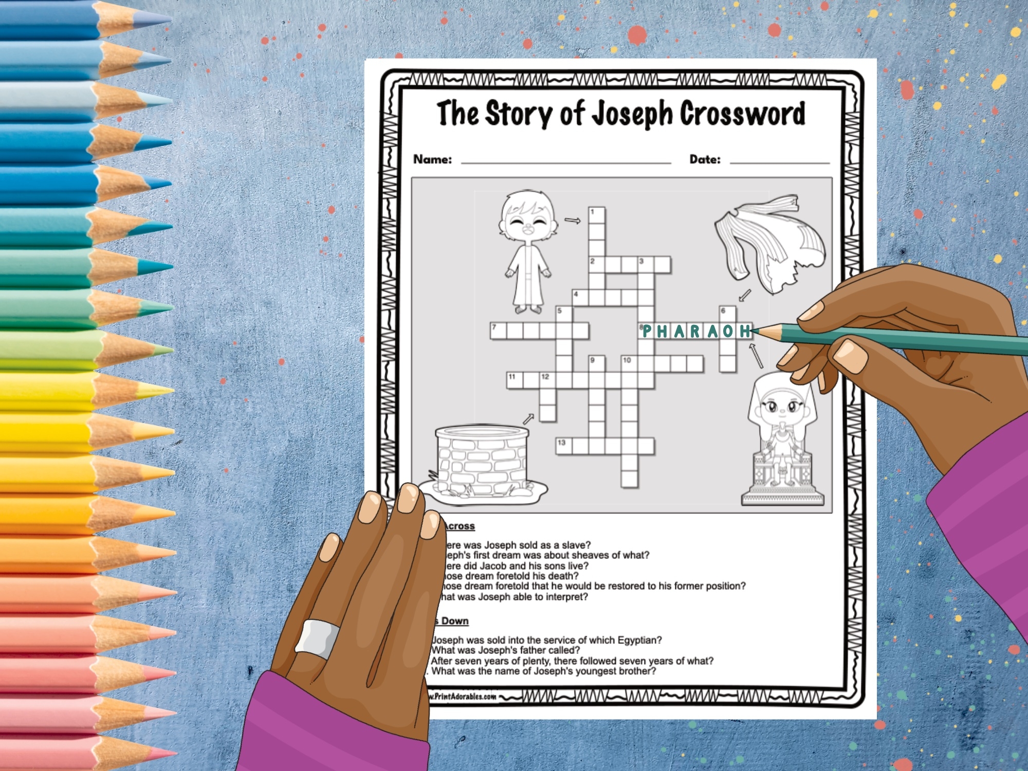 The Story Of Joseph Word Search And Crossword Puzzle Activity Pack Made By Teachers The Story Of Joseph Word Search And Crossword Puzzle Activity Pack Made By Teachers