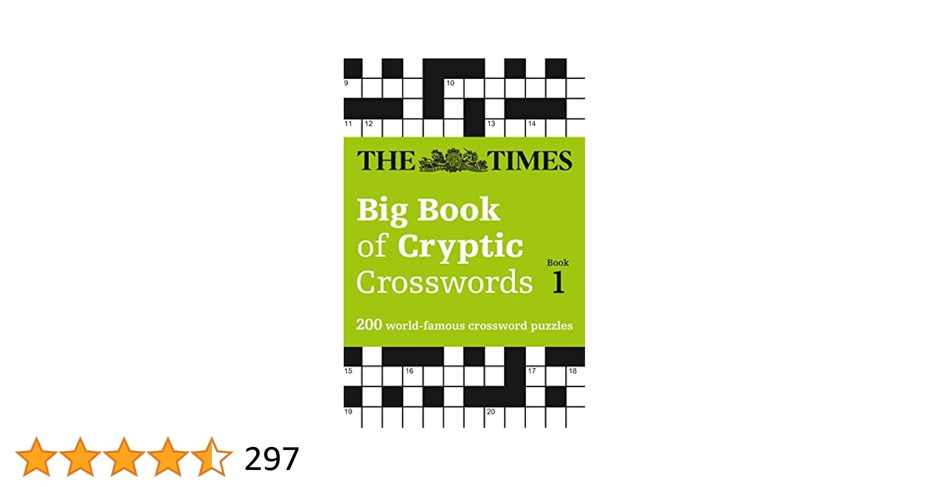 The Times Big Book Of Cryptic Crosswords Book 1 200 World Famous Crossword Puzzles The Times Mind Games 9780008195731 Amazon Books The Times Big Book Of Cryptic Crosswords Book 1 200 World Famous Crossword Puzzles The Times Mind Games 9780008195731 Amazon Books