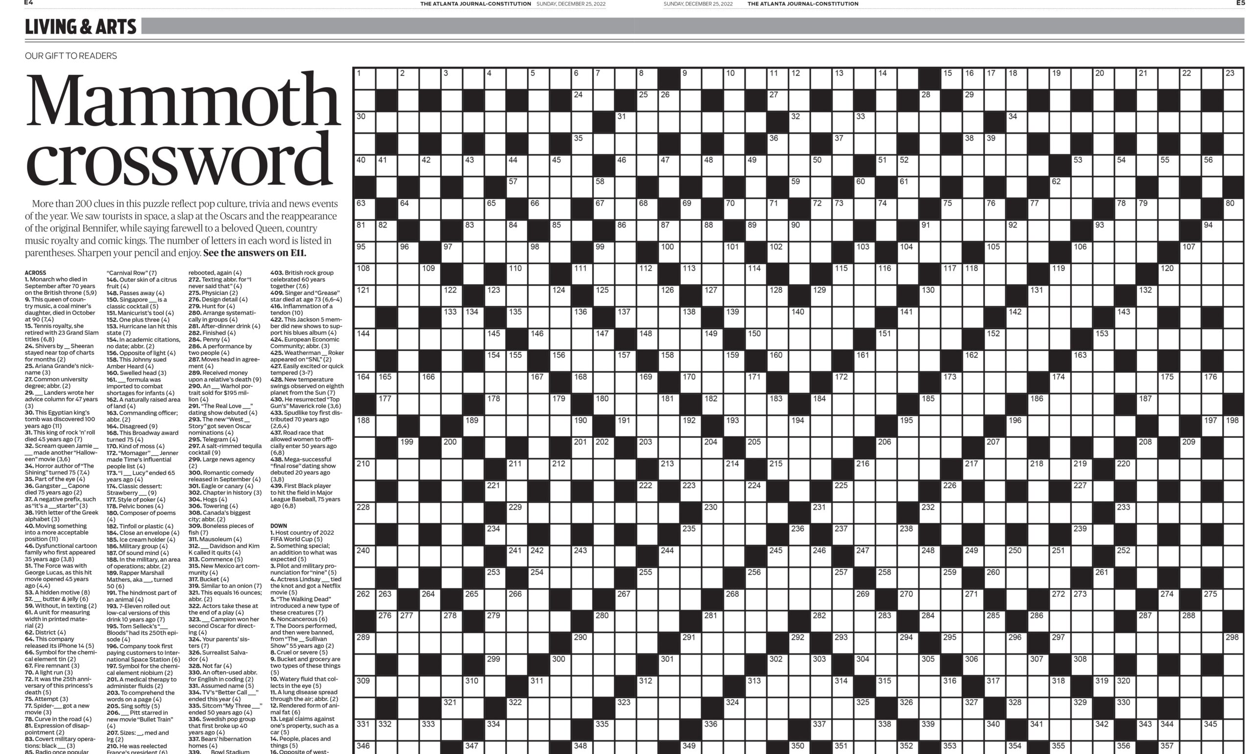 Pittsburgh Tribune Printable Crossword