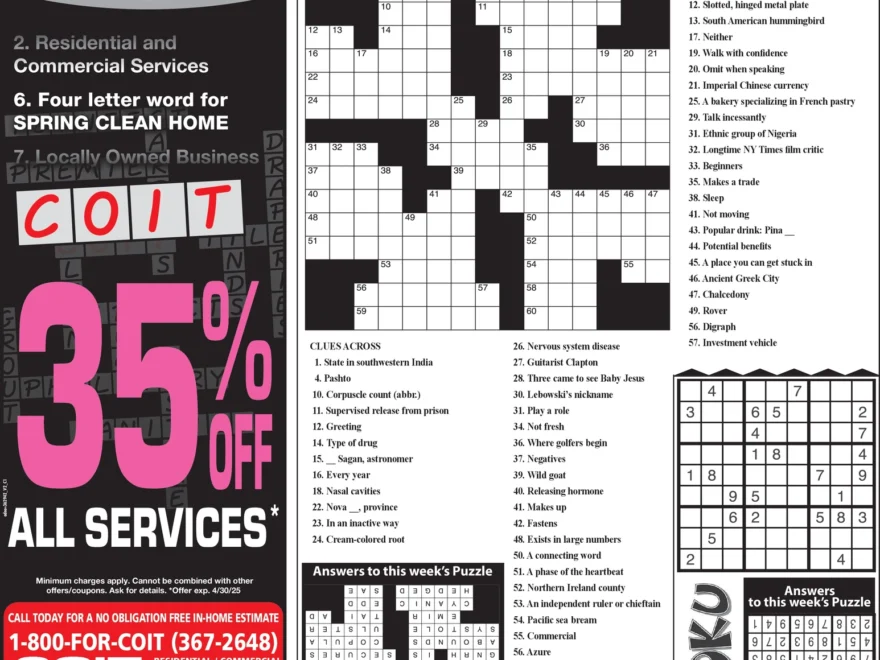 THURSDAY MARCH 27 2025 Ad COIT Cleaning Restoration Pittsburgh Tribune Review