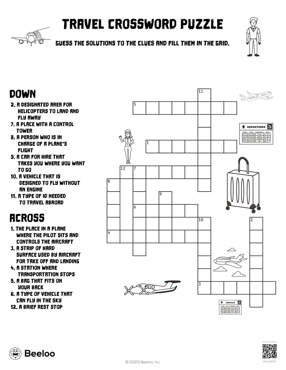 Hard Printable Crossword Puzzle Hard Printable Crossword Puzzle