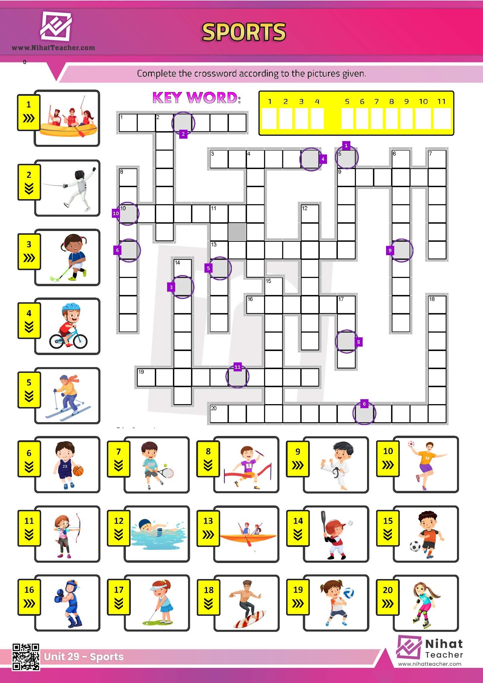 Free Printable Football Crossword Puzzles