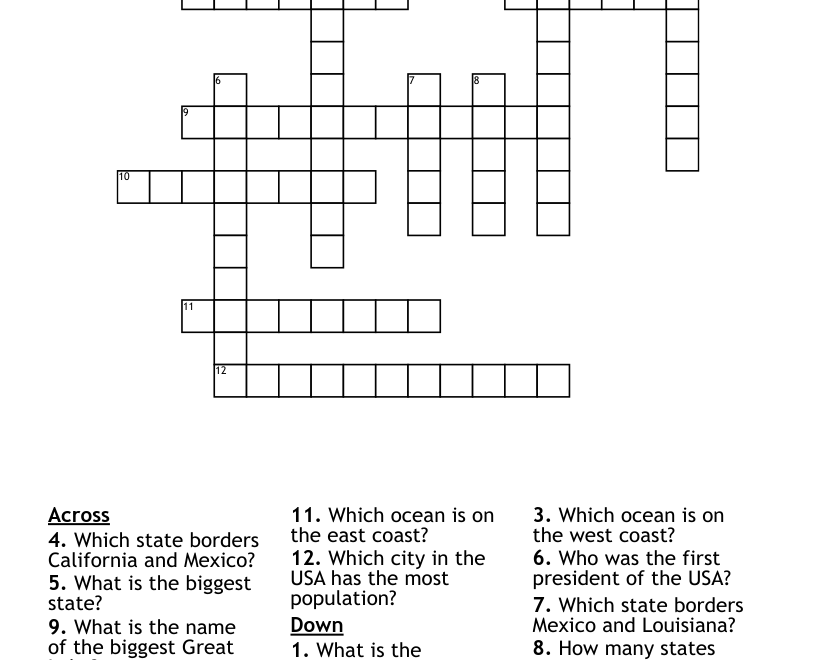USA Crossword WordMint