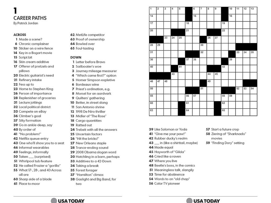 USA TODAY Crossword Super Challenge 2 200 Puzzles USA Today Puzzles Volume 29 USA TODAY 9781524860363 Amazon Books