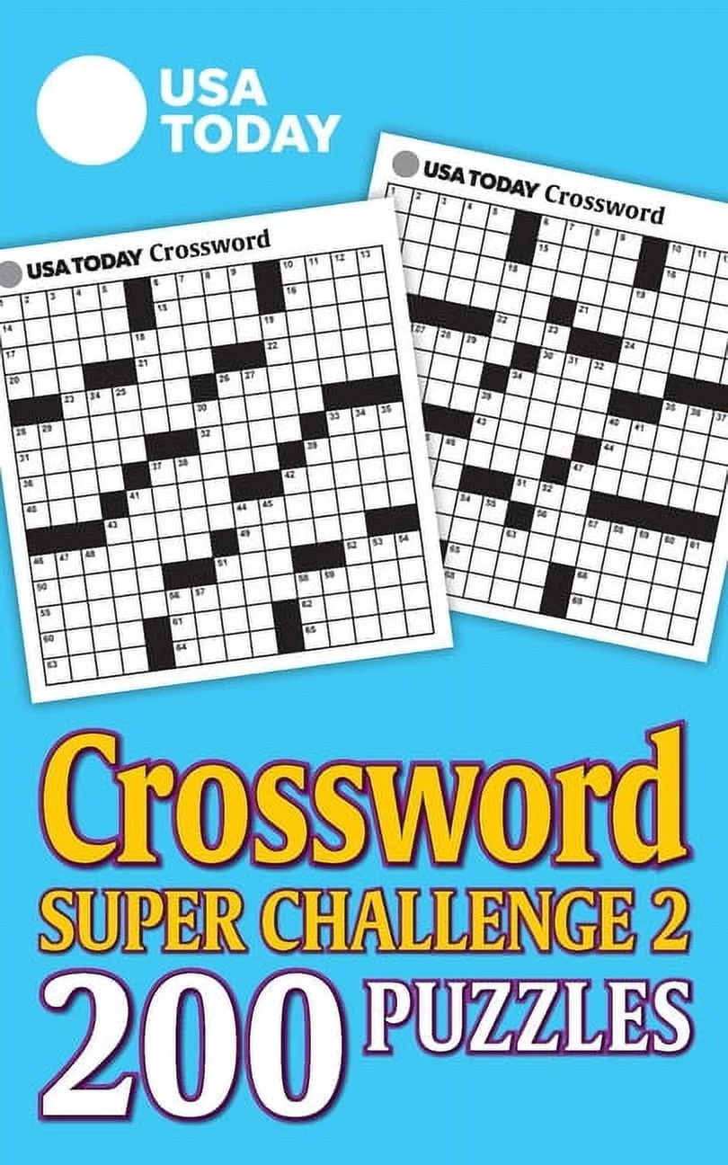 USA Today Puzzles USA Today Crossword Super Challenge 200 Puzzles Paperback Walmart USA Today Puzzles USA Today Crossword Super Challenge 200 Puzzles Paperback Walmart