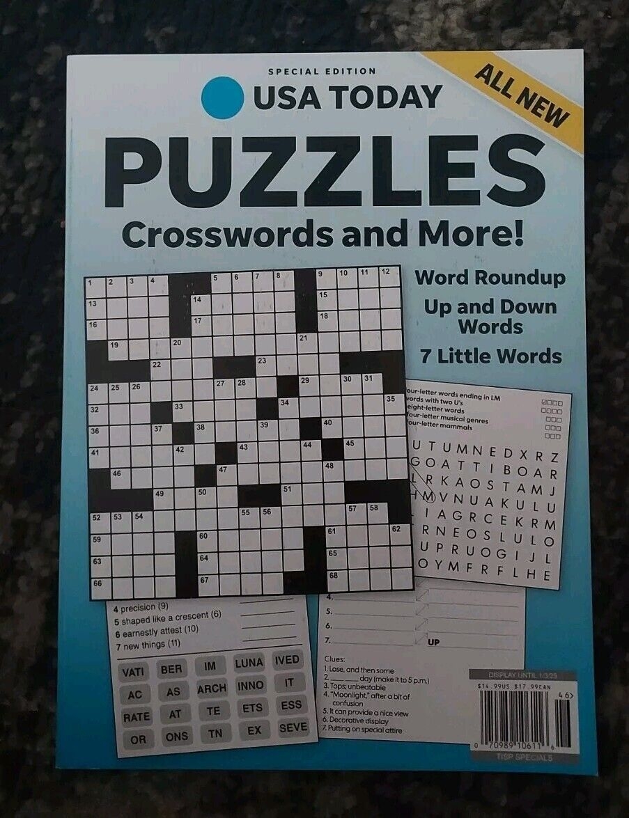 USA TODAY SPECIAL EDITION Magazine PUZZLES Crosswords More Variety Book ALL NEW EBay USA TODAY SPECIAL EDITION Magazine PUZZLES Crosswords More Variety Book ALL NEW EBay
