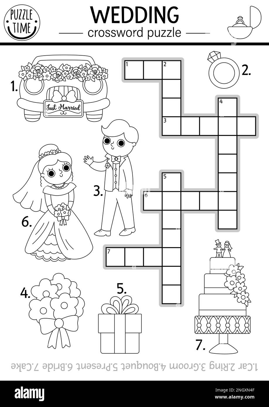Vector Black And White Wedding Crossword Puzzle For Kids Simple Line Marriage Ceremony Quiz Or Coloring Page Matrimony Activity With Bride And Groom Stock Vector Image Art Alamy Vector Black And White Wedding Crossword Puzzle For Kids Simple Line Marriage Ceremony Quiz Or Coloring Page Matrimony Activity With Bride And Groom Stock Vector Image Art Alamy