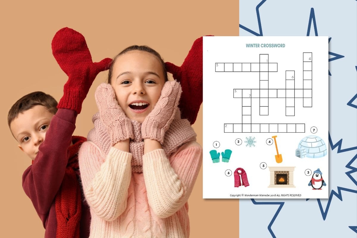 Winter Crossword Puzzle Printable