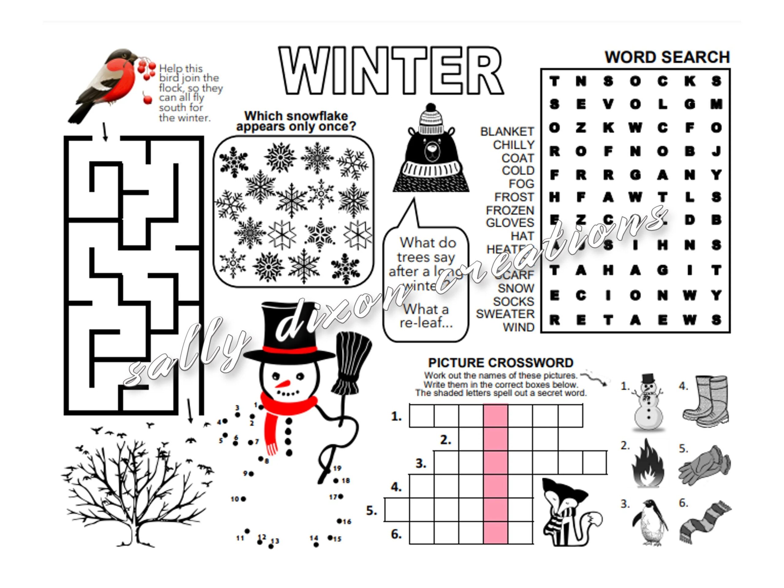 WINTER SEASON Puzzle Placemat PDF Crossword Puzzles Activity Sheet Puzzle Sheet Puzzle Place Mat Printable Wintertime Seasons Etsy WINTER SEASON Puzzle Placemat PDF Crossword Puzzles Activity Sheet Puzzle Sheet Puzzle Place Mat Printable Wintertime Seasons Etsy