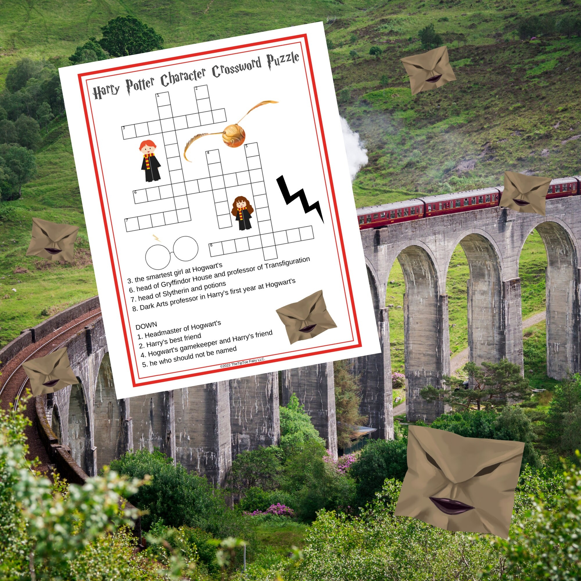 Printable Adult Crosswords From Harry Potter