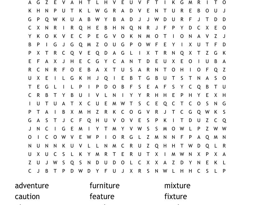 Word Search 2nd Grade WordMint