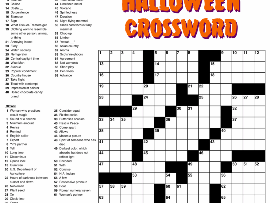 You CAN Solve Crosswords Use These Easy Printable Crossword Puzzles Worksheets Library