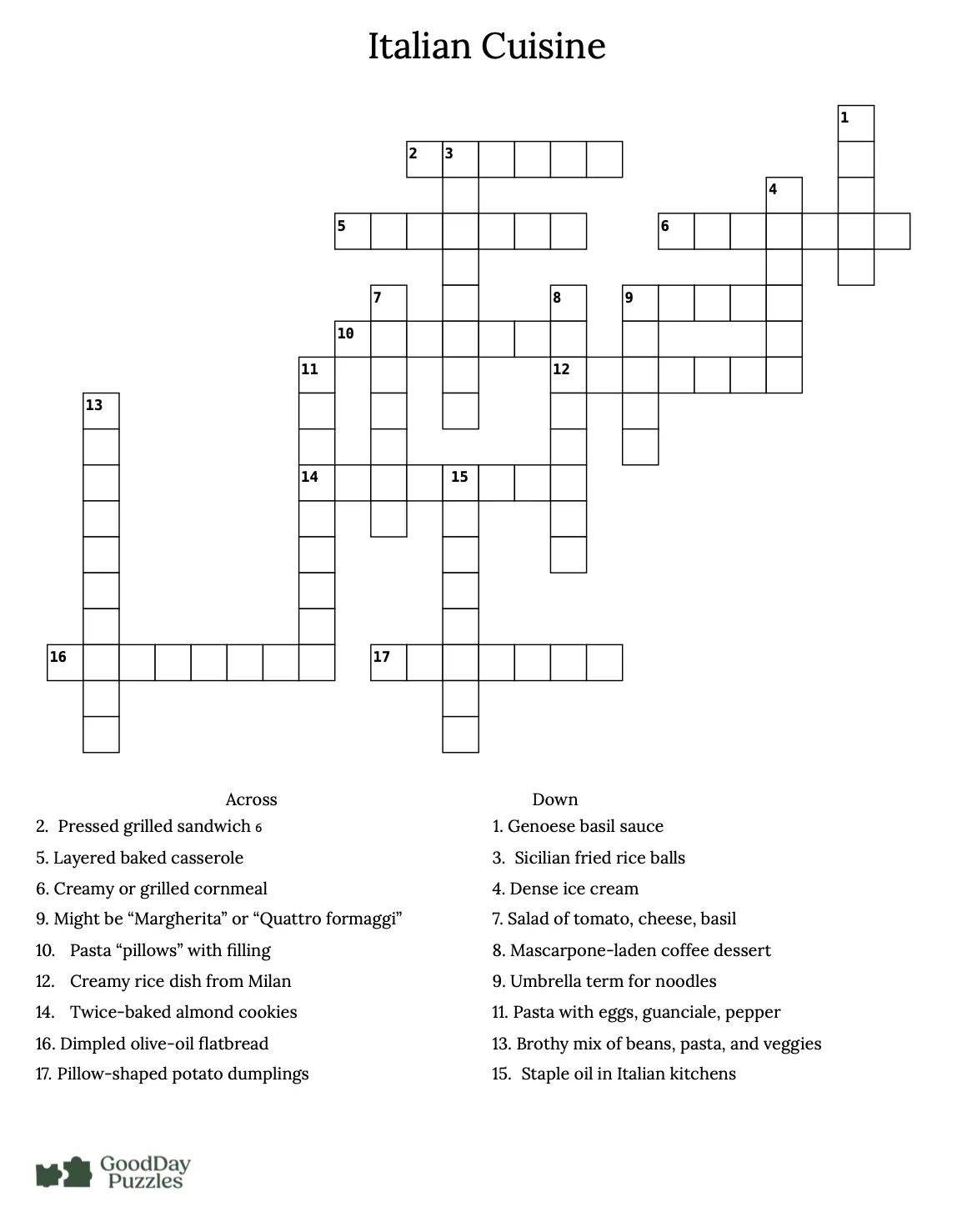25 Crossword Puzzles Download Print GoodDay Puzzles 25 Crossword Puzzles Download Print GoodDay Puzzles