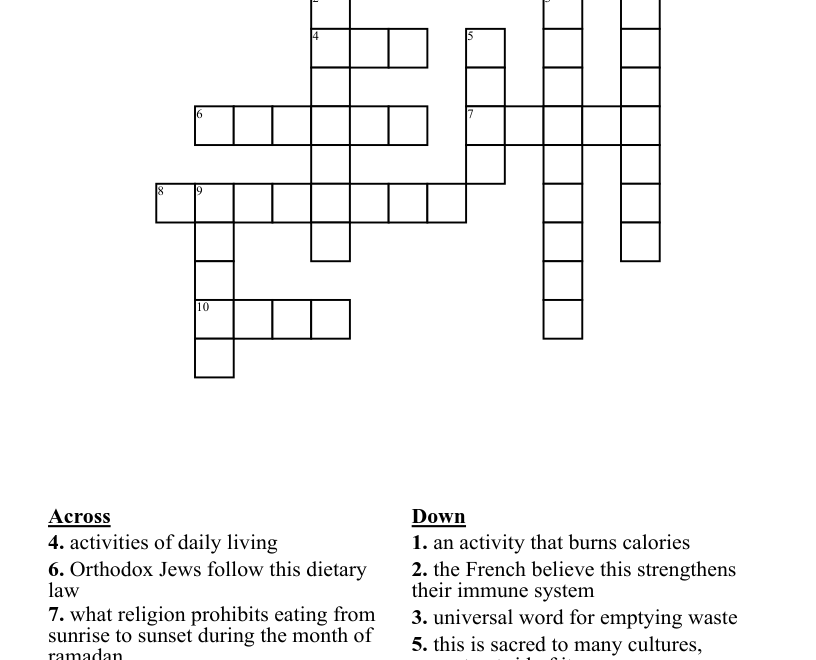 ADL CROSSWORD PUZZLE WordMint
