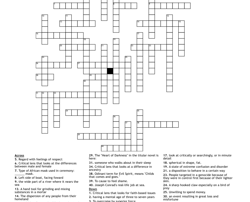 Awesomely Hard Crossword Puzzle Of Difficulty WordMint