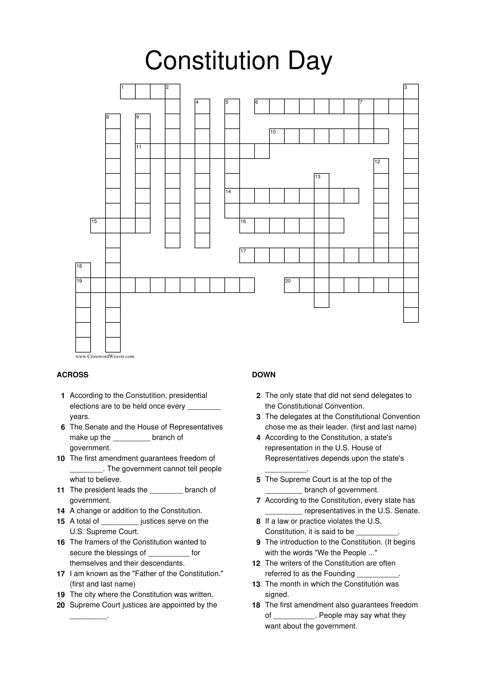 United Features Crossword Puzzles Printable United Features Crossword Puzzles Printable