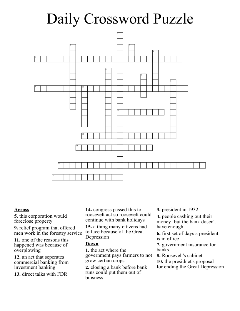 Daily Crossword Puzzle WordMint