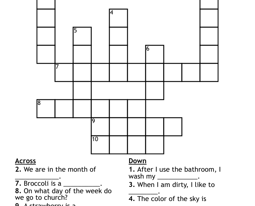 Easy Crossword WordMint