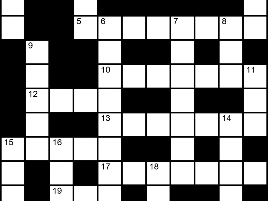 Easy Printable Crossword Puzzles