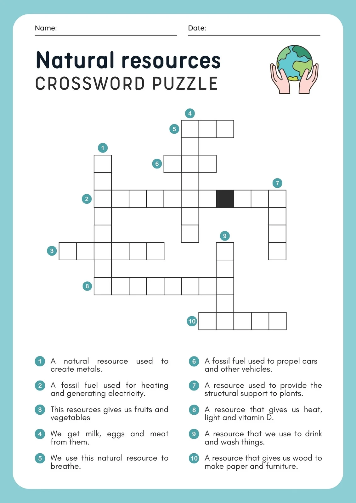 Printable Creative Crossword Printable Creative Crossword