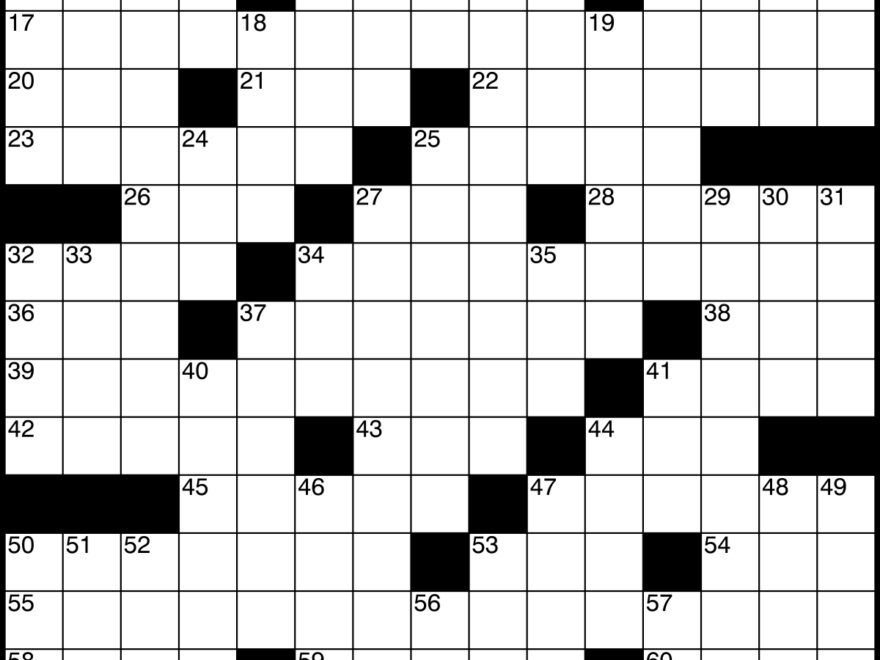 Free Crossword Puzzle Games Off 66 Www inventivepublication