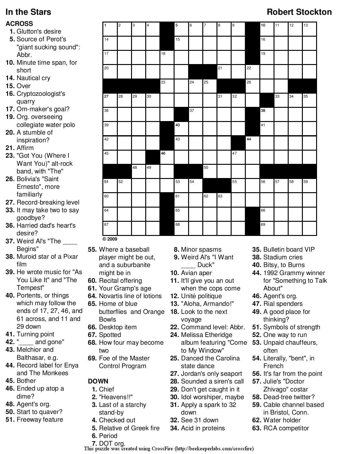 Crossword Puzzles Printable Free Crossword Puzzles Printable Free