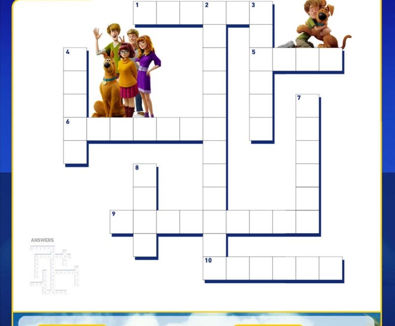 Free Printable Scooby Crossword Puzzle Mama Likes This