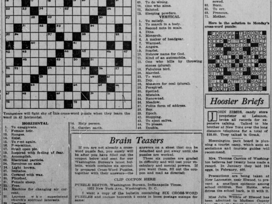 Free Puzzles Word Cross Crosswords And Acrostics Headlines Heroes