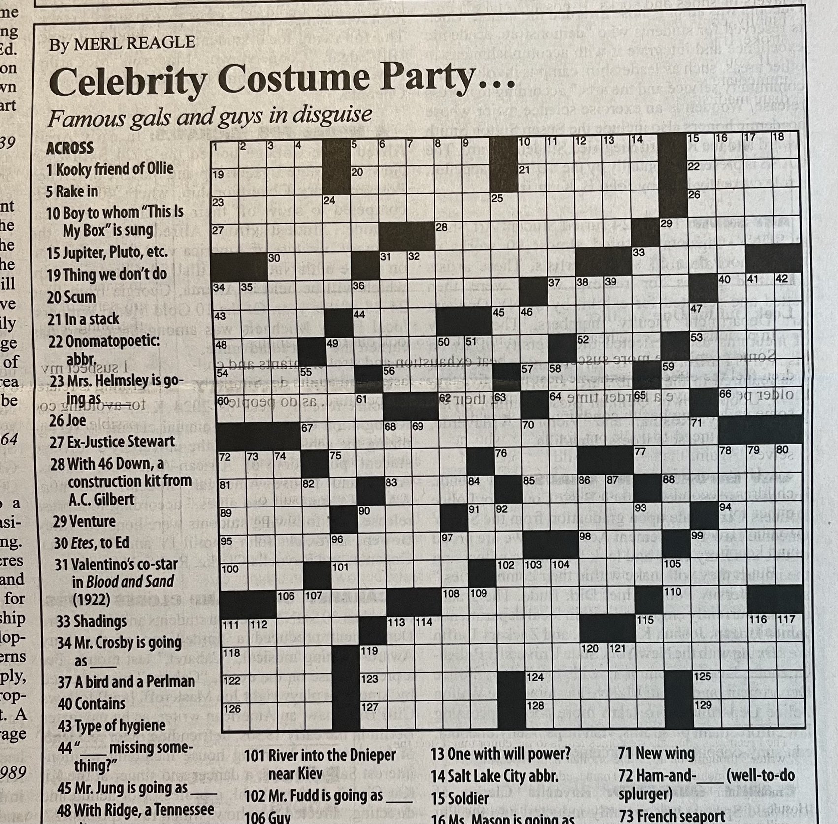 GAMES World Of Puzzles On X Some Amusing News crossword Fans If You re Visiting Cooperstown NY You Can Still Solve A Puzzle By Merl Reagle RIP Just Pick Up A Copy Of