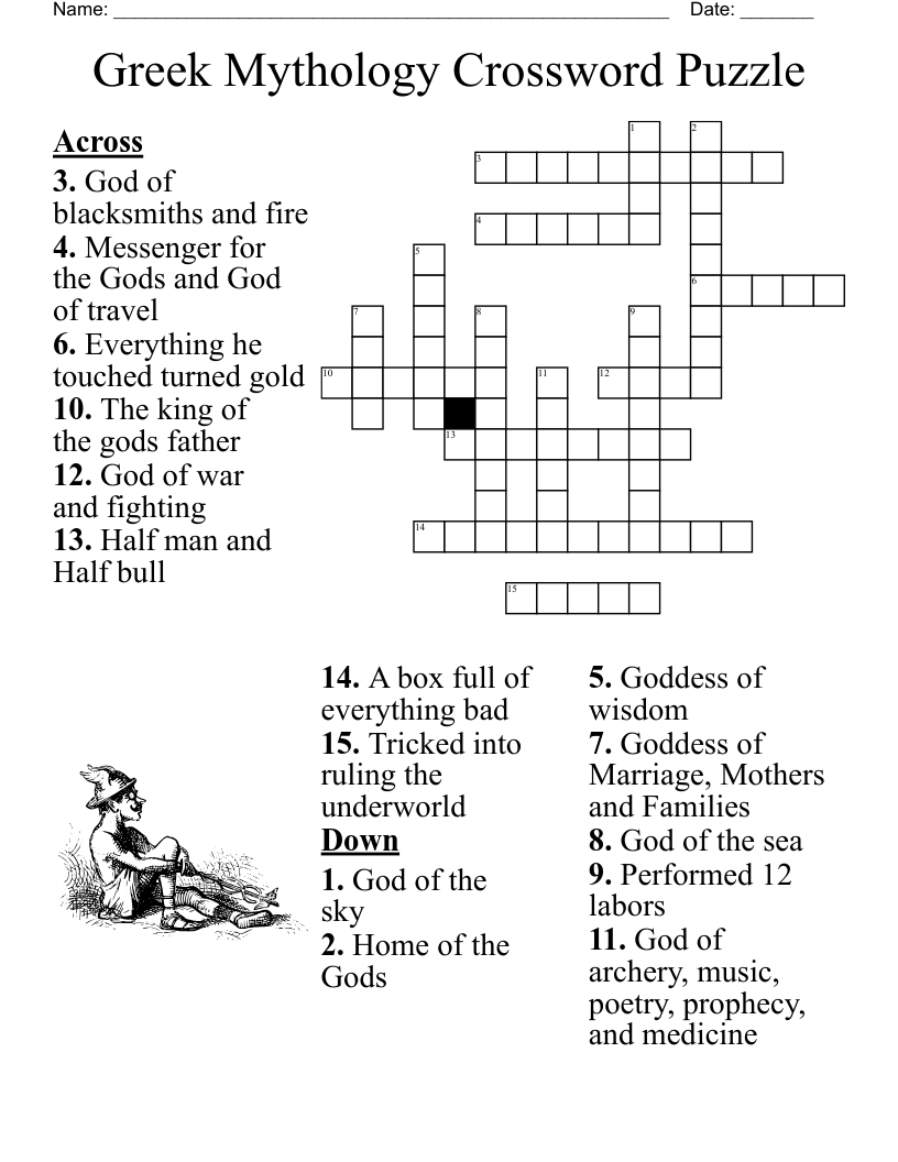 Crossword Puzzle God Printable Crossword Puzzle God Printable