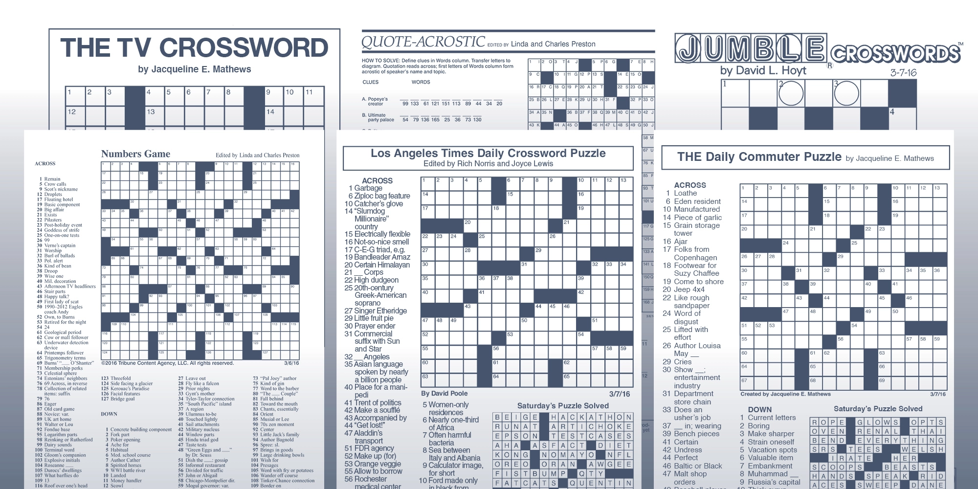 The Daily Commuter Crossword Puzzles Free Printable The Daily Commuter Crossword Puzzles Free Printable
