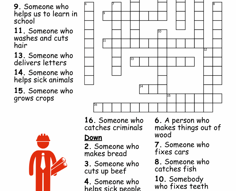 Jobs Crossword WordMint