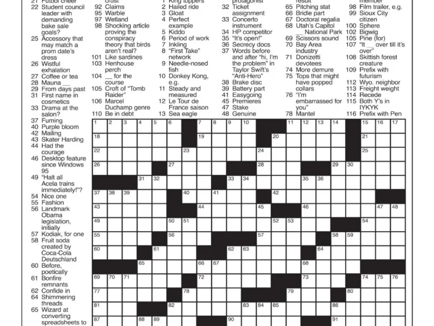 LA Times Crossword Aug 10 2025 Crosswords Yakimaherald