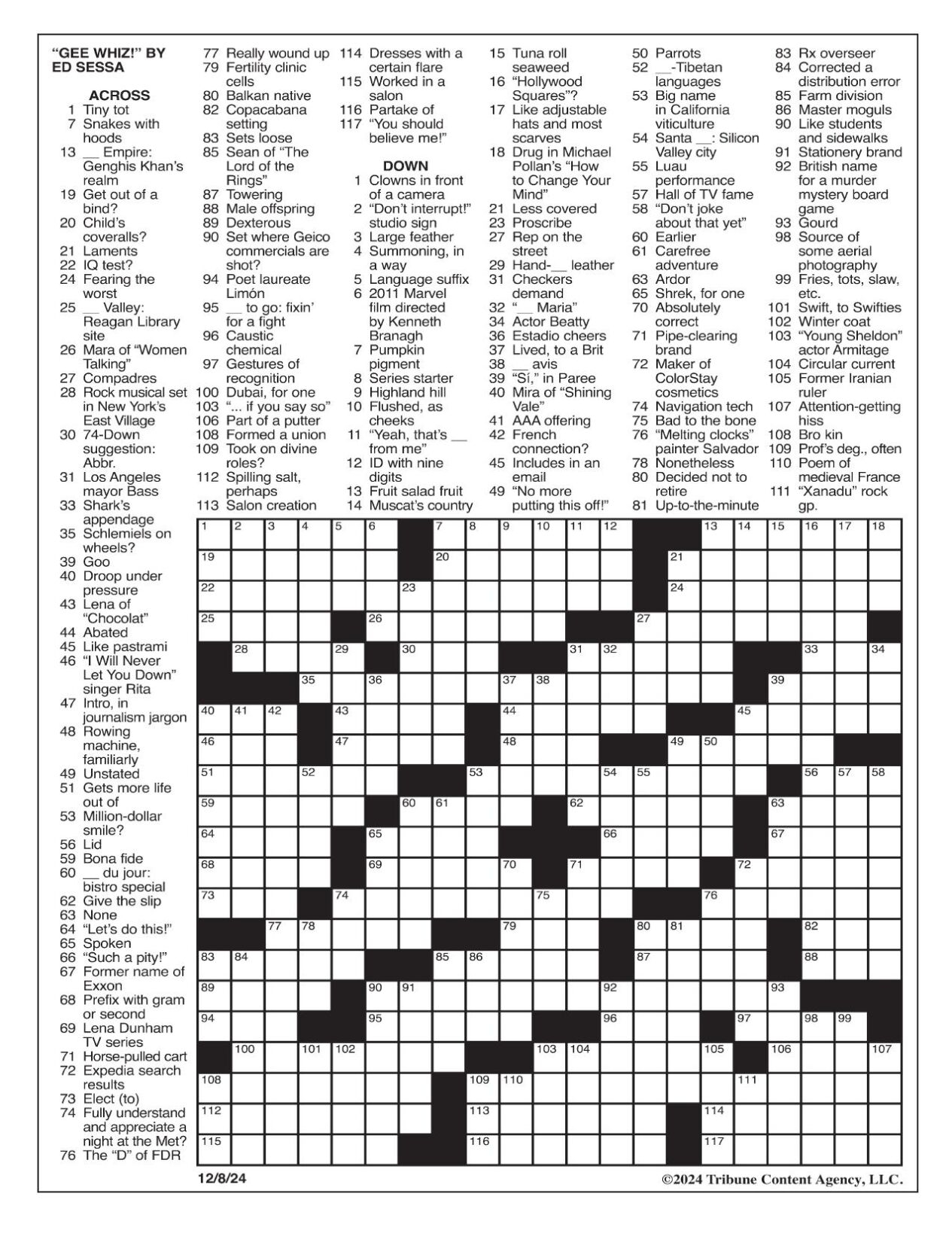 Free Printable Crossword La Times Free Printable Crossword La Times