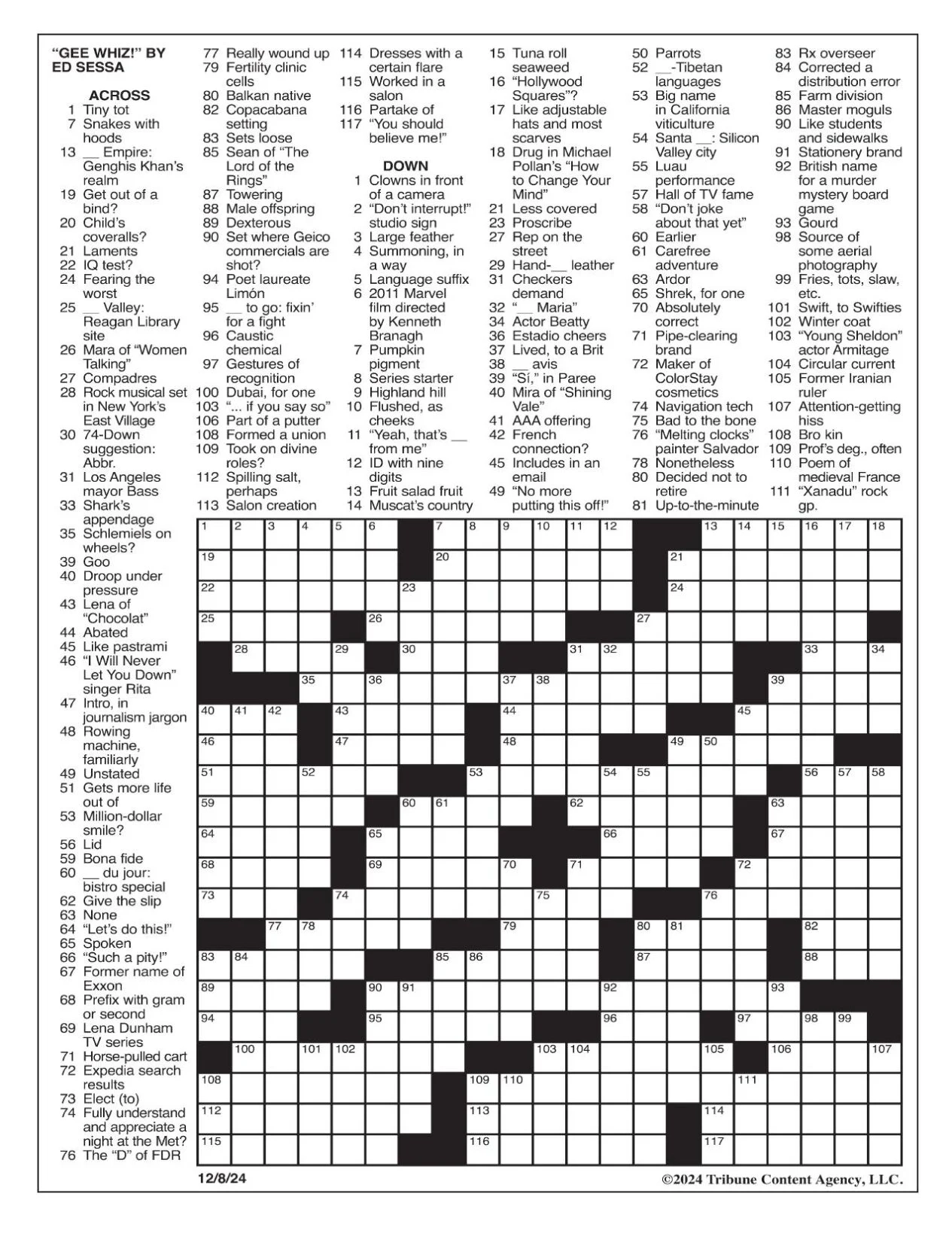 Los Angeles Times Printable Daily Crossword Los Angeles Times Printable Daily Crossword