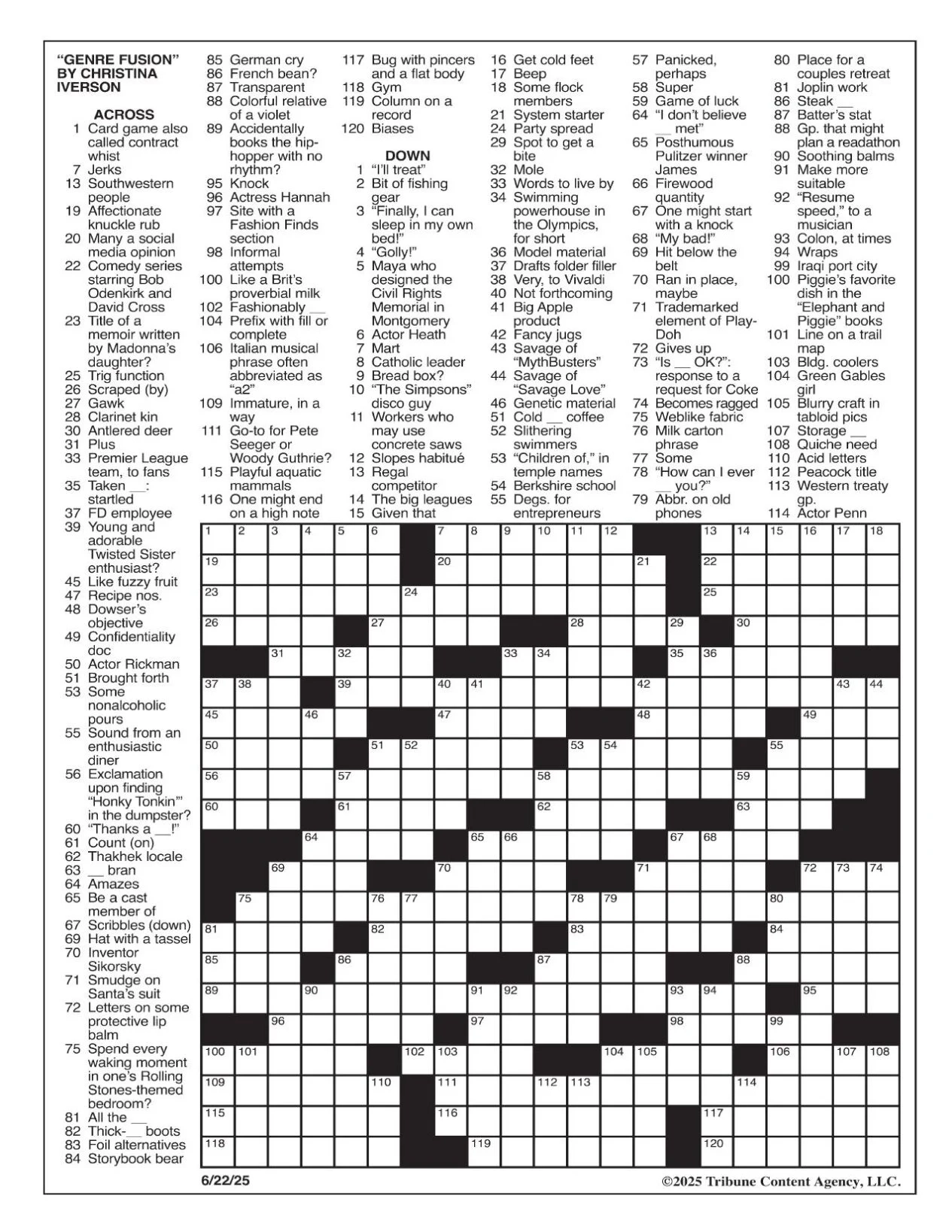 LA Times Crossword June 22 2025 Crosswords Yakimaherald LA Times Crossword June 22 2025 Crosswords Yakimaherald
