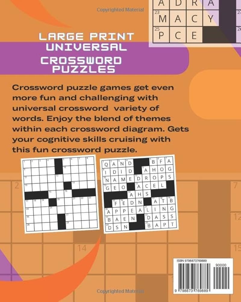 Printable Universal Crossword Printable Universal Crossword