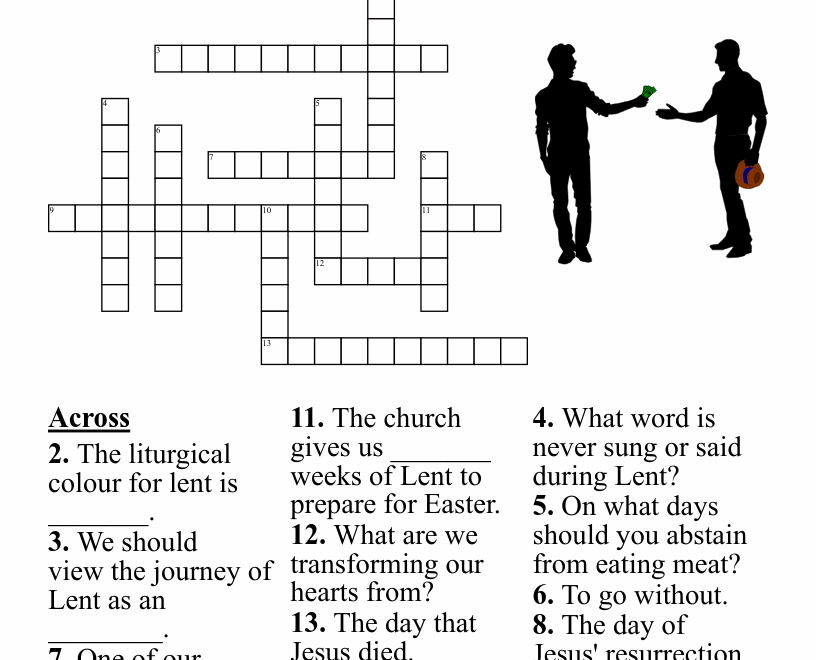 Lent Crossword WordMint