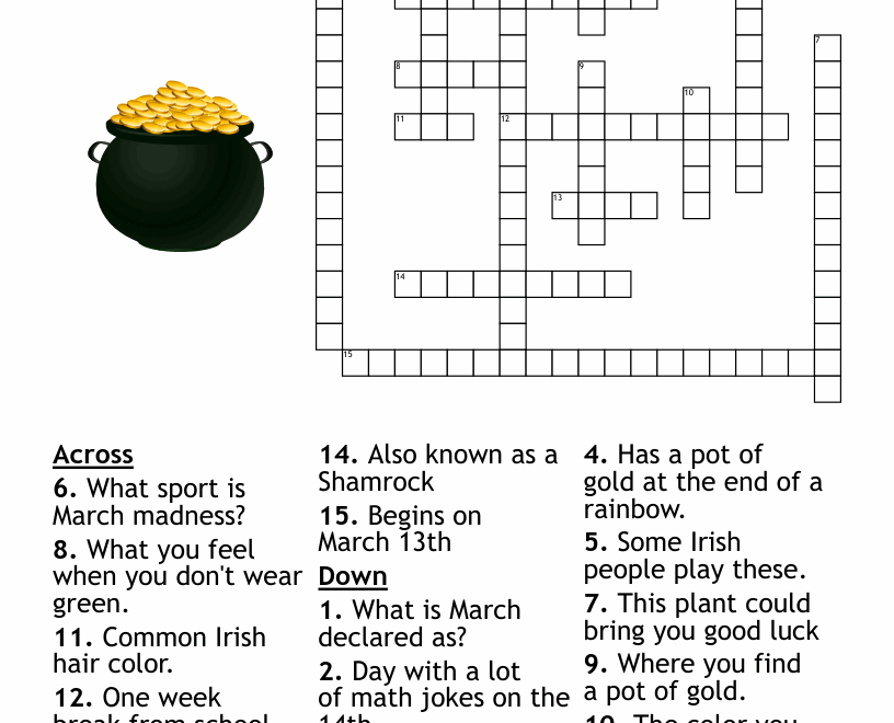 March Crossword WordMint