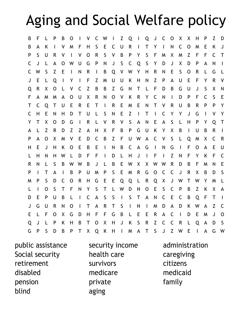 Middle School Word Search WordMint