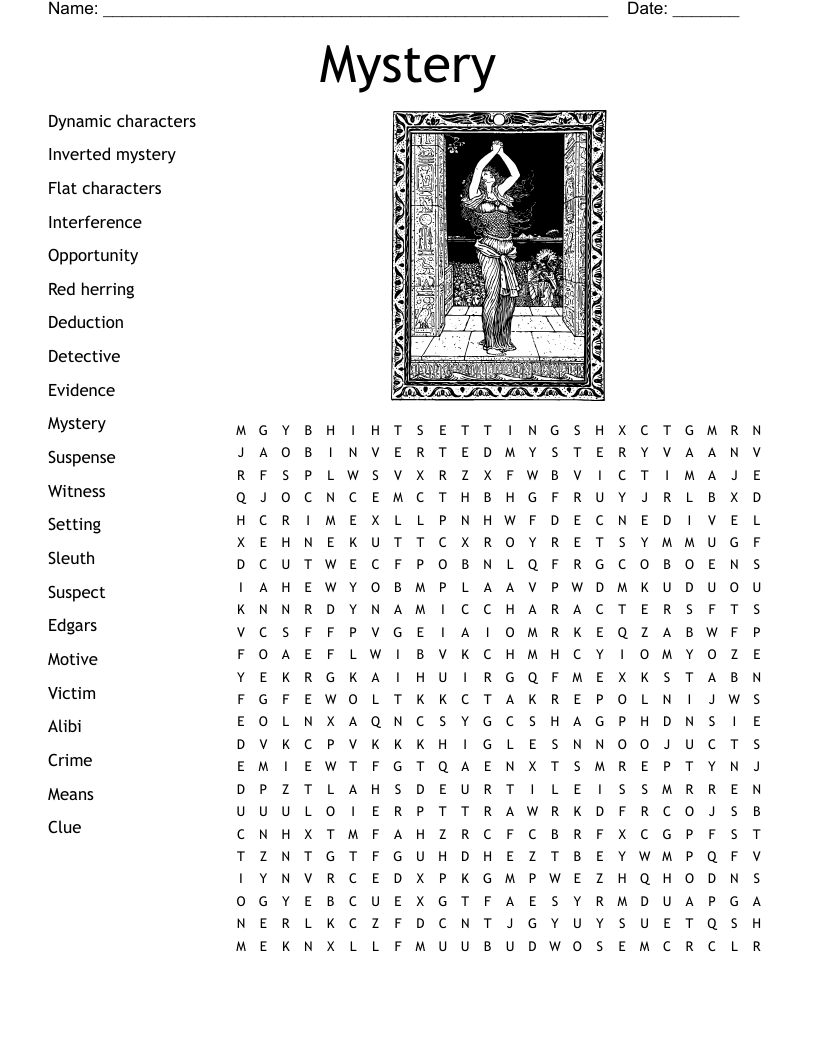 Printable Mystery Crosswords Printable Mystery Crosswords